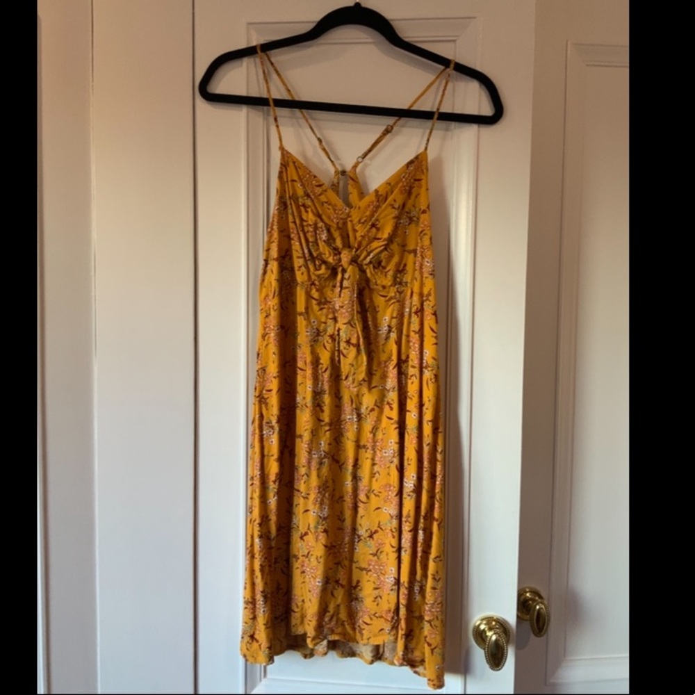 Yellow floral dress | Xhilaration